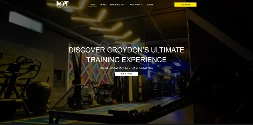 Simple Sites showcases MYPT’s results‑guaranteed coaching with a Book a Free Consultation CTA.